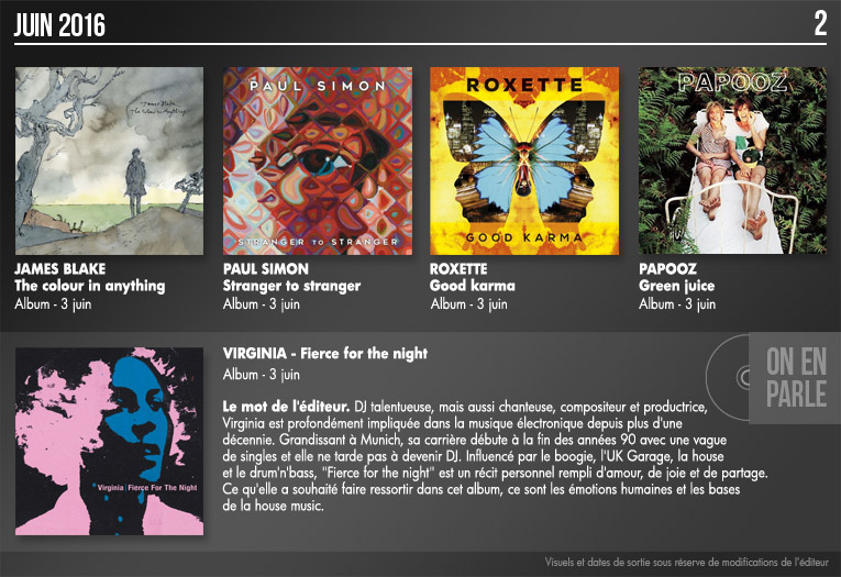 Albums &agrave; venir B